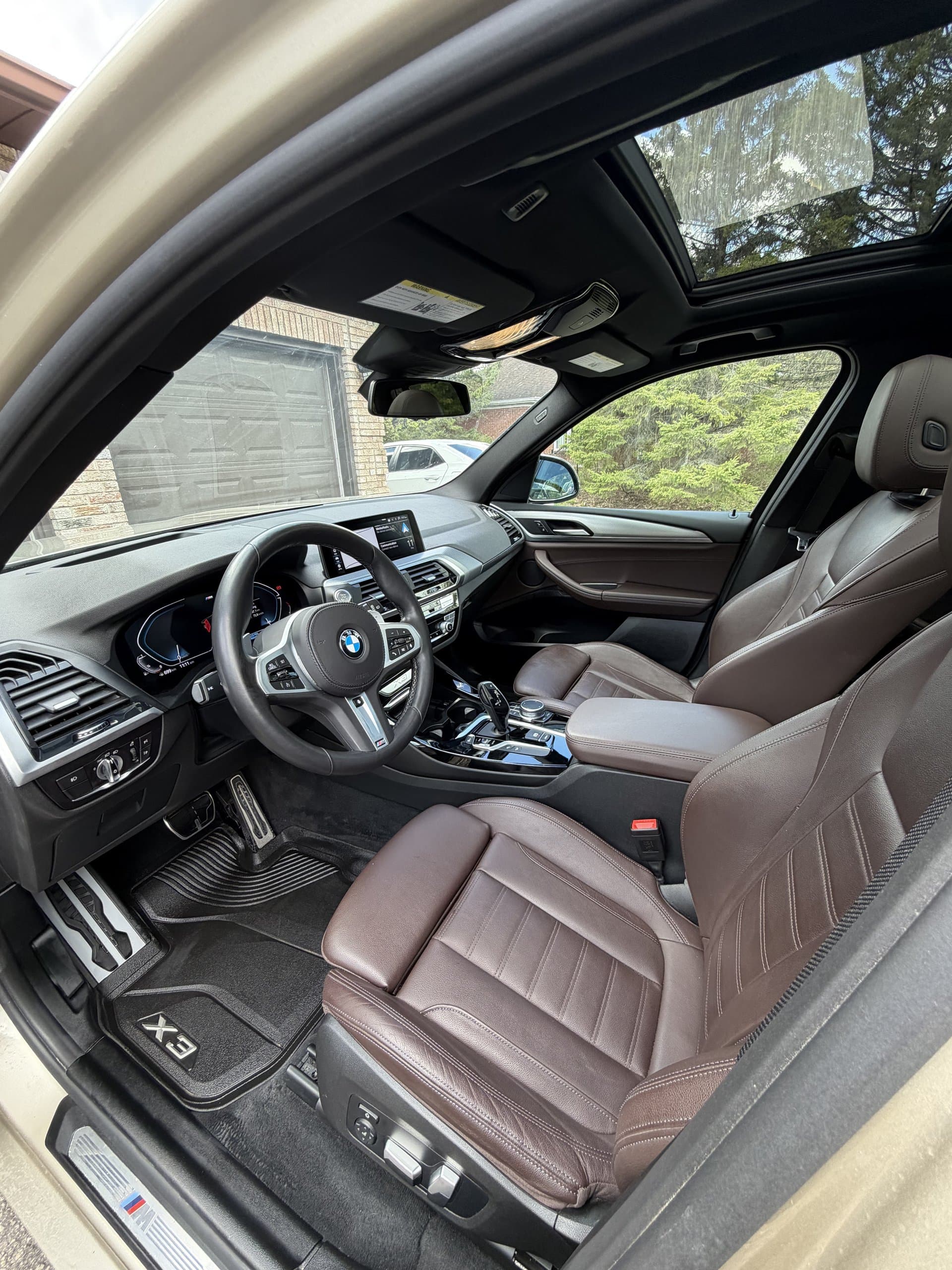 BMW X3 conditioned leather seats