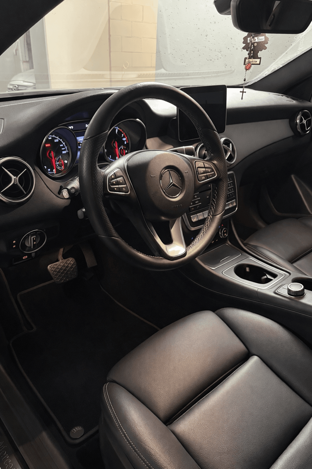 Clean Mercedes interior after professional mobile detailing by Glow Masterz Ottawa